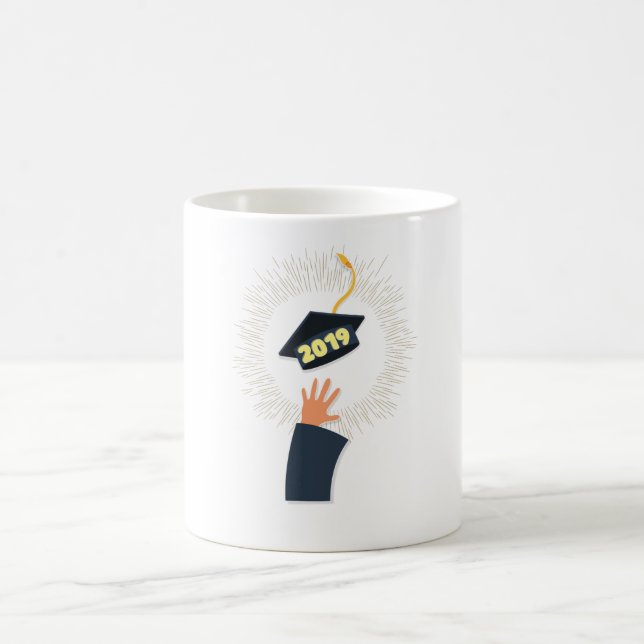 Mug classe de 2019 diplôme cap, reunion design par (Centre)