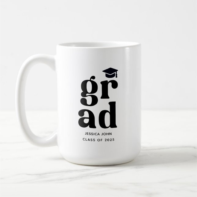 Mug classe de 2025 Grad Graduation Ceremony party (Gauche)