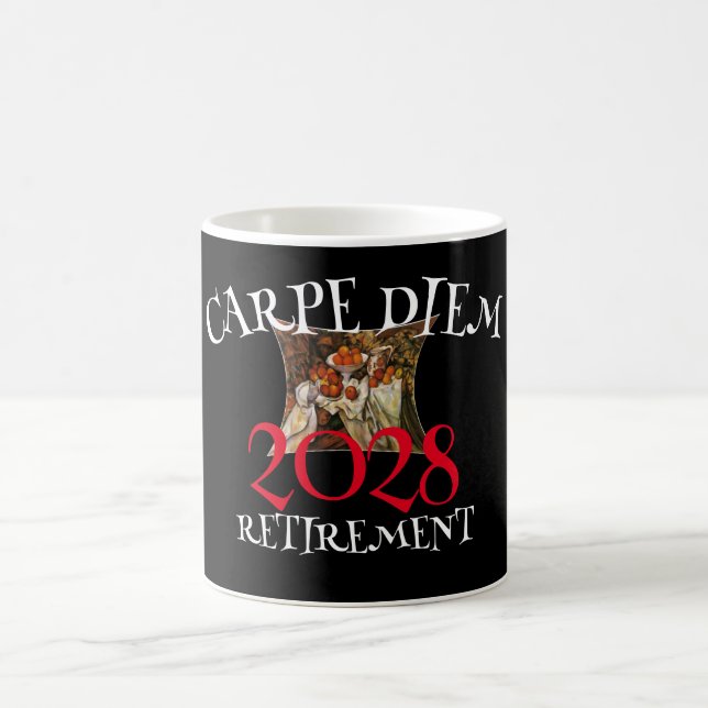 Mug Classe de 2028 Retraite Carpe Diem (Centre)