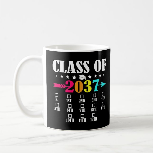 Mug Classe De 2037 Maternelle 12Ème Année (Gauche)