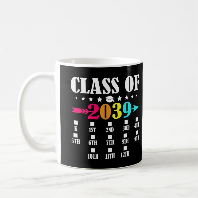 Mug Classe De 2039 Maternelle 12E Année (Gauche)