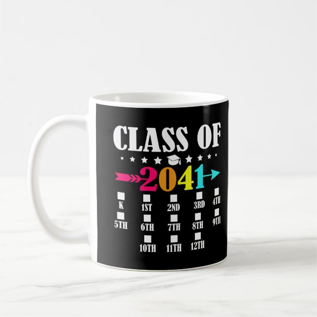 Mug Classe De 2041 Maternelle 12E Année (Gauche)