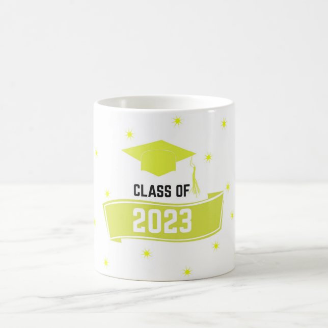 Mug Classe de casquette de graduation 2023 avec démarr (Centre)