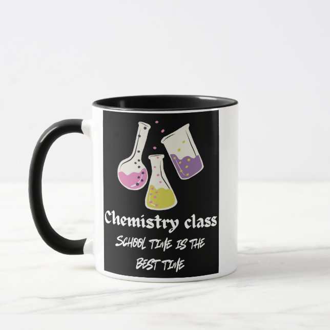 Mug classe de chimie - Retour à l'école Vibes de s (Gauche)