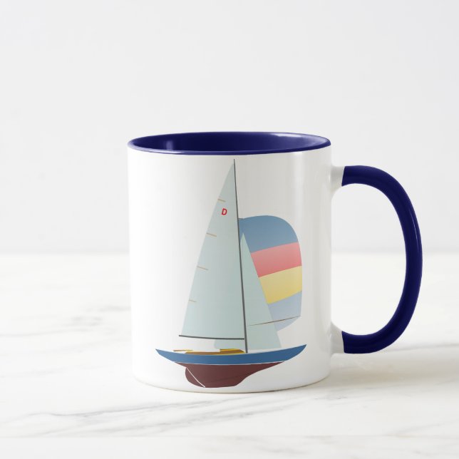 Mug Classe de dragon emballant le voilier (Droite)