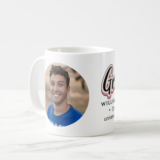 Mug Classe de Faire-part de fin d'études de 2023 (Devant gauche)