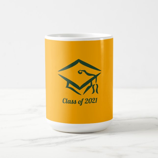 Mug Classe de fin d'études de 2021 GLDGRN (Centre)