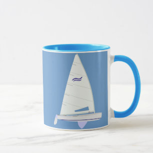 Mug Classe de Finn emballant le voilier