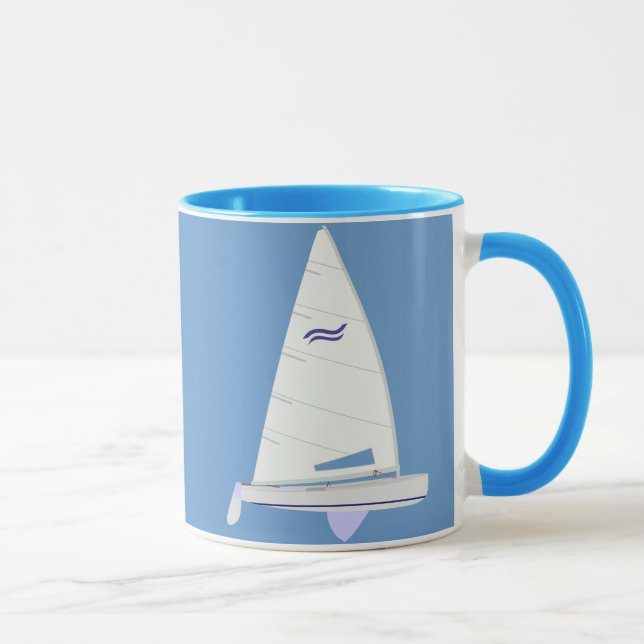 Mug Classe de Finn emballant le voilier (Droite)