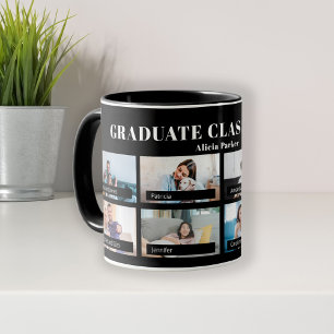 Mug Classe de graduation collage photo de 2024