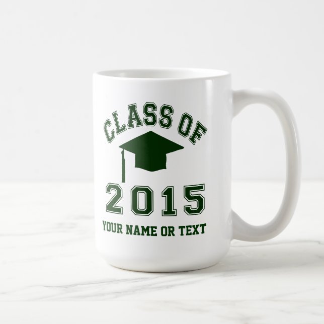 Mug Classe de l'obtention du diplôme 2015 (Droite)