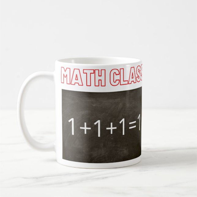 Mug Classe de mathématiques de Trinité (Gauche)