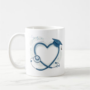 Mug Classe de médecine personnalisée Diplômés 2026 Gra