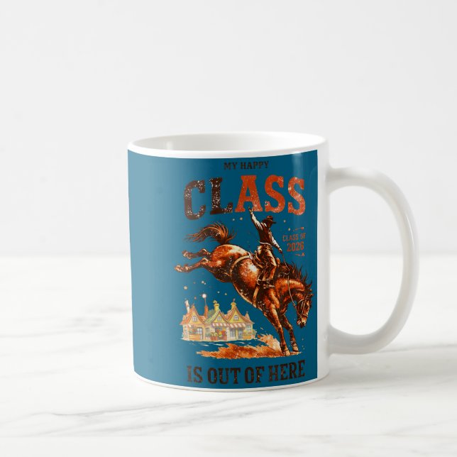 Mug Classe heureuse, c'est fini classe 2026 cowboy (Droite)