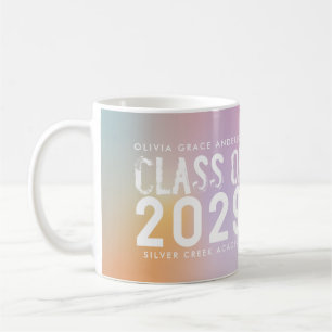 Mug Classe moderne pastel arc-en-ciel de la photo de g