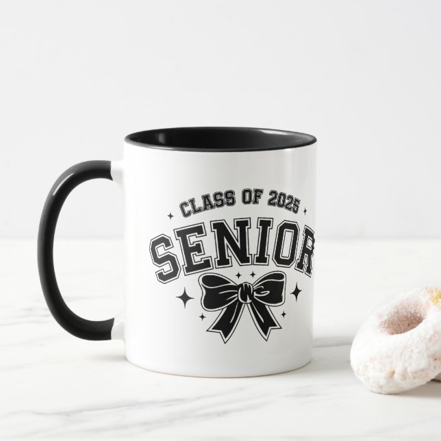 Mug Classe supérieure de 2025 (Avec donut)
