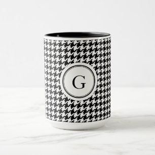 Mug Classe White Houndstooth