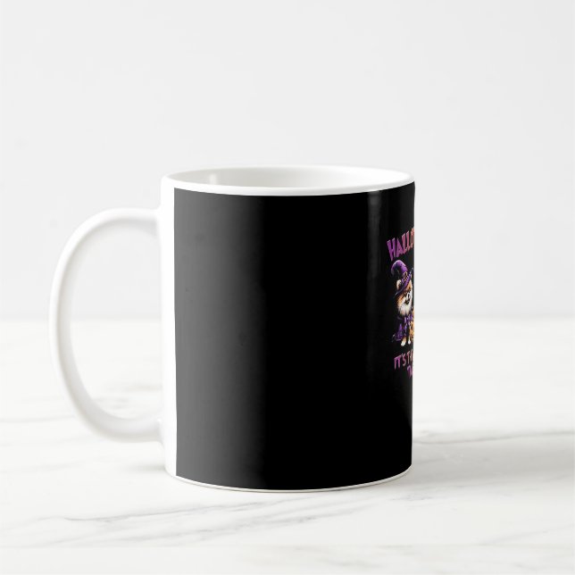 Mug Classi de Noël d'Halloween de Poméranie (Gauche)
