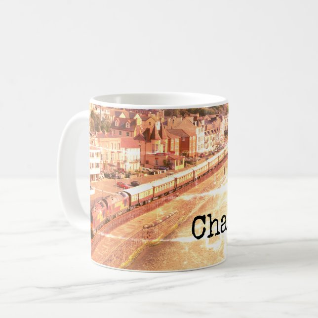 Mug Classic A Classe Diesel, Orient Express, votre nom (Devant gauche)