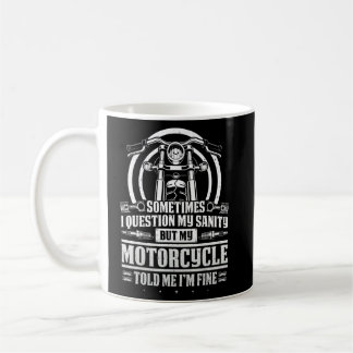 Mug Classic Biker Question Mon Sanité Mais Ma Moto