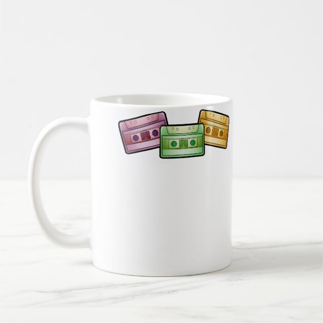Mug Classic Cassette Tapes For Playing Music 90S (Gauche)