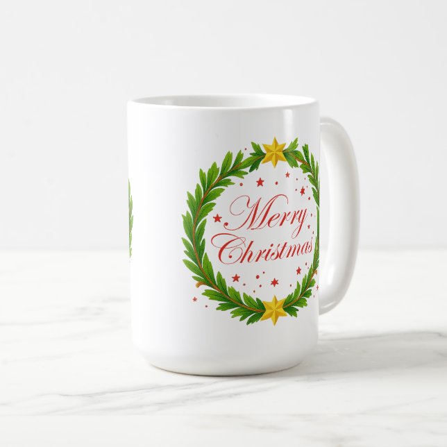 Mug Classic Christmas Wreath (Devant droit)