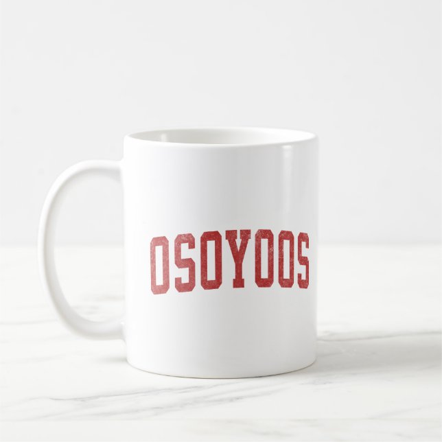 Mug Classic Osoyoos C.-B. Désert canadien en détresse (Gauche)