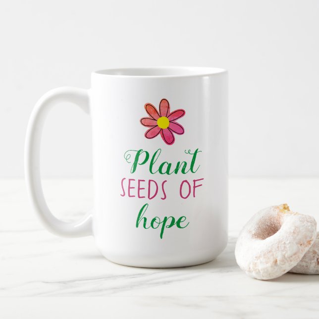 Mug Classic plante Seeds of Hope (Avec donut)