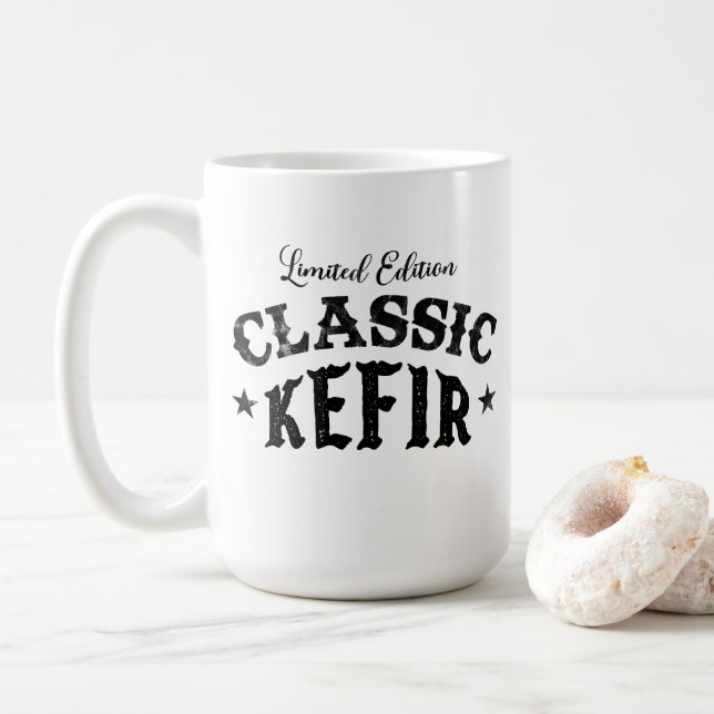 Mug Classic Vintage Kefir T-Shirt (Avec donut)