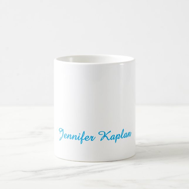 Mug Classical Handwriting Minimalist Professional (Centre)