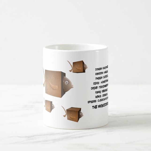 Mug Classification scientifique pour le poisson-boîte  (Centre)