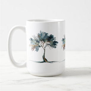 Mug classique 15 oz - Abstrait Nature Tree Art Des