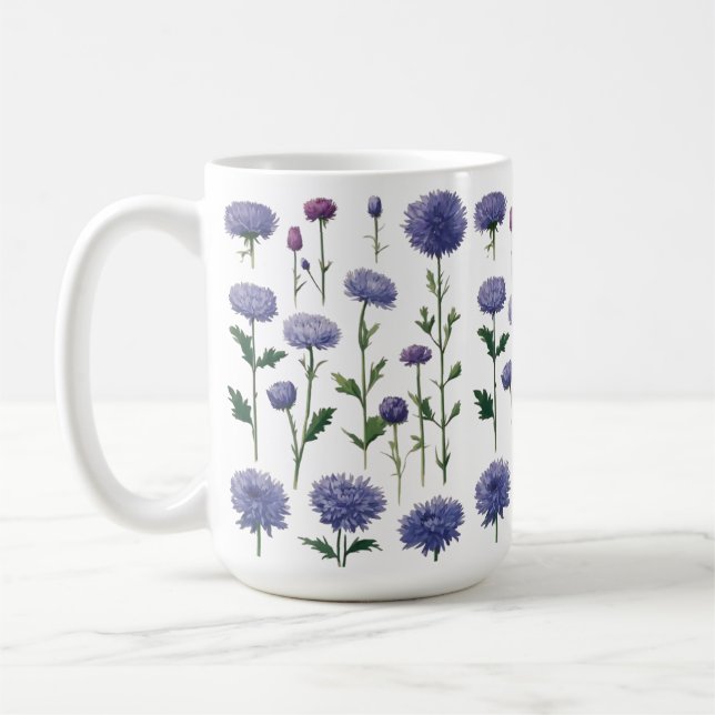 Mug classique 15 oz - Bouquet floral Design (Gauche)