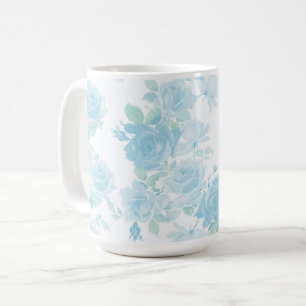 Mug classique 15oz à Elzbieta aqua basil