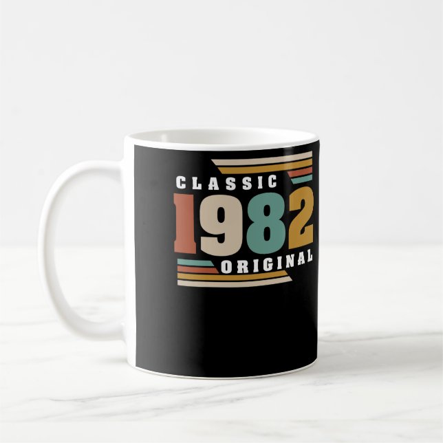 Mug Classique 1982 Original 40e anniversaire 40 ans (Gauche)
