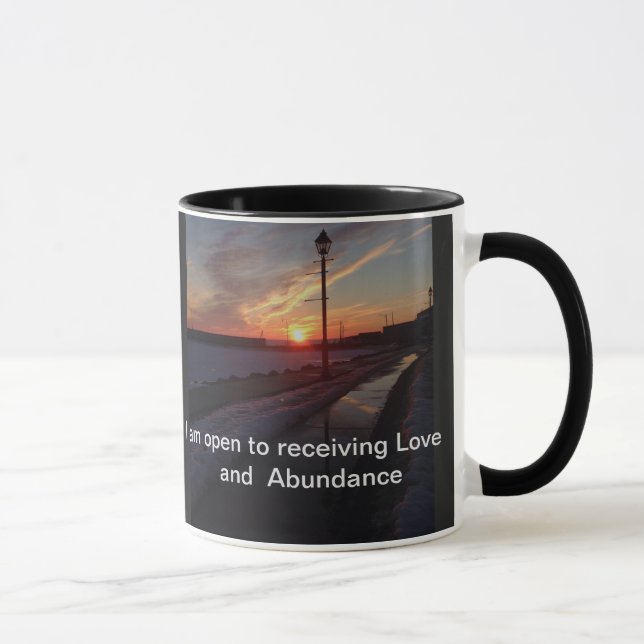 Mug classique, 325 ml d'affirmation inspirante Je  (Droite)