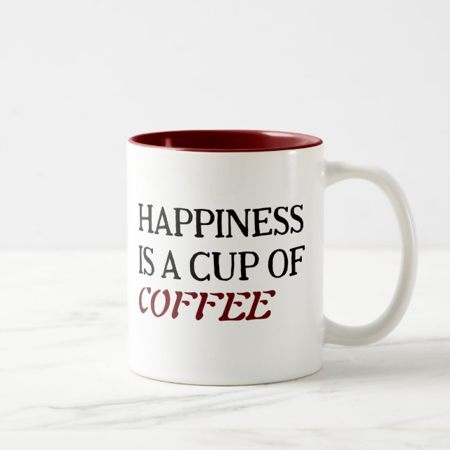 Mug classique à café à deux tons (Droit)