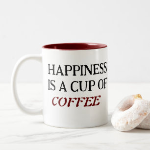 Mug classique à café à deux tons