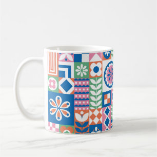 Mug Classique Art Déco Motif sans faille. Styli géomét