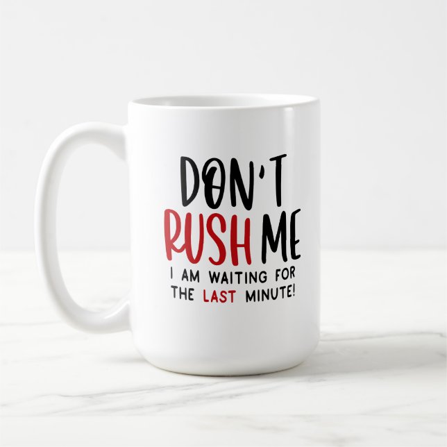 Mug classique avec logo amusant (Gauche)