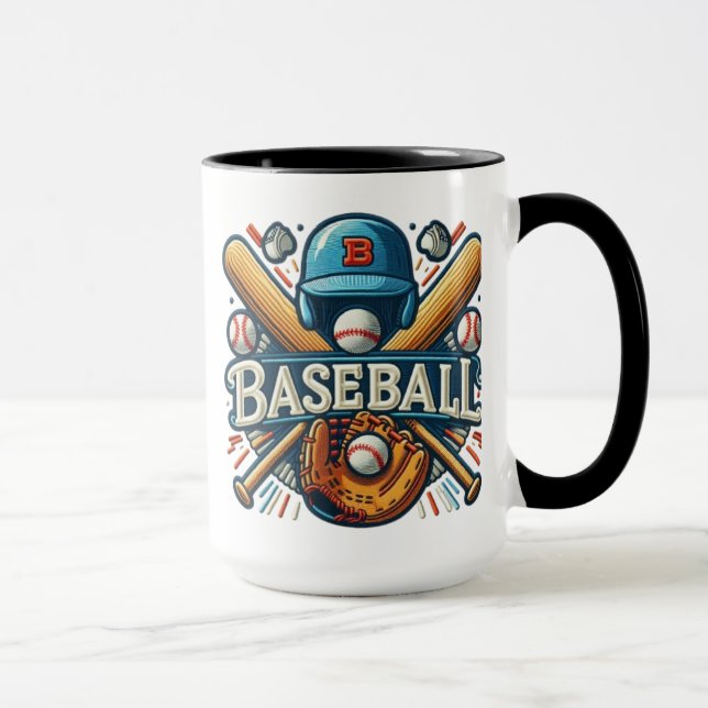Mug Classique Baseball Essentials / Stylish Retro Lege (Droite)