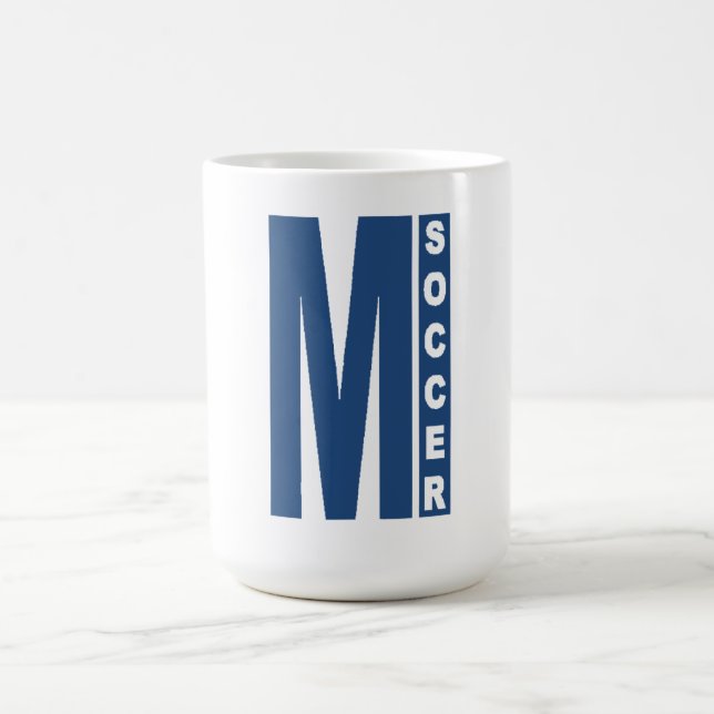 Mug classique blanche MICHIGAN SOCCER (Centre)