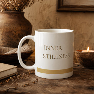 Mug Classique Calme Intérieur Doré, 330 ml