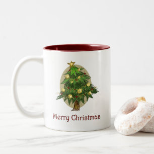 Mug classique d'arbre de Noël