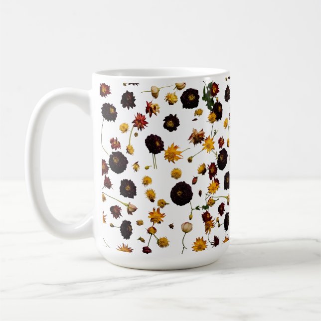 Mug classique de 15 oz avec design d'explosion flo (Gauche)