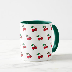 Mug classique de café cerise