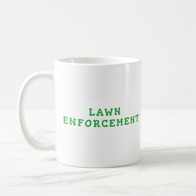 Mug classique de contrôle de pelouse | Tasse drôle (Gauche)