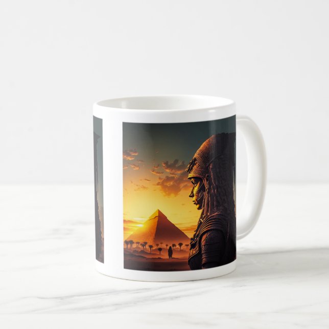 Mug classique de la reine égyptienne, 11 oz (Devant droit)