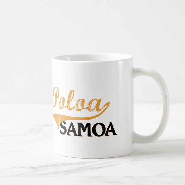Mug Classique de Poloa Samoa (Droite)