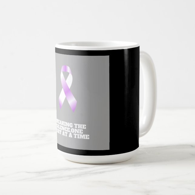 Mug classique de sensibilisation à la violence dom (Devant droit)